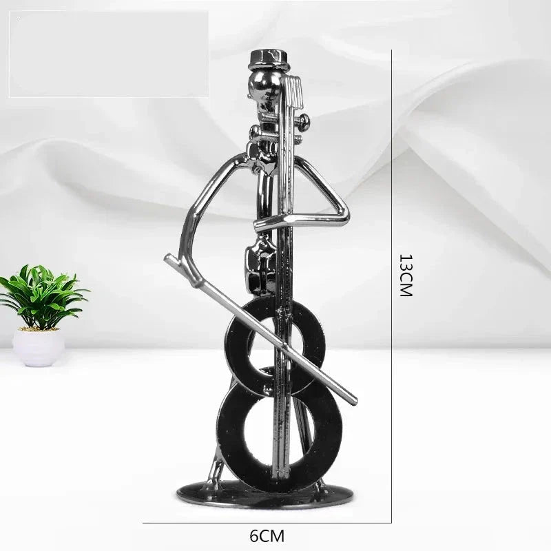 Metal Musician Figurines