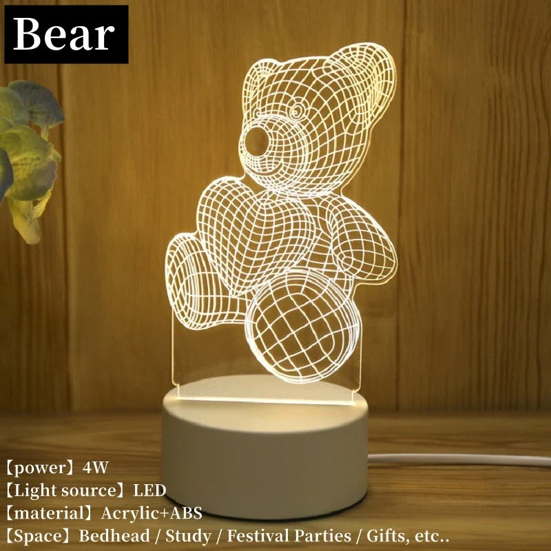 3D Led Night Light