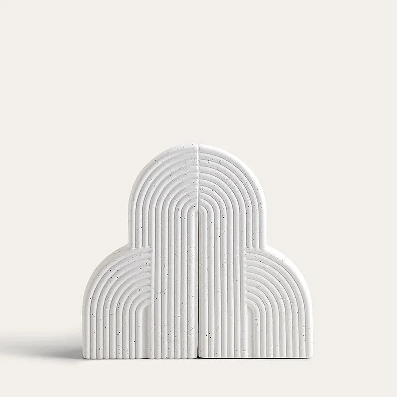 Modern Nordic Ceramic Bookend