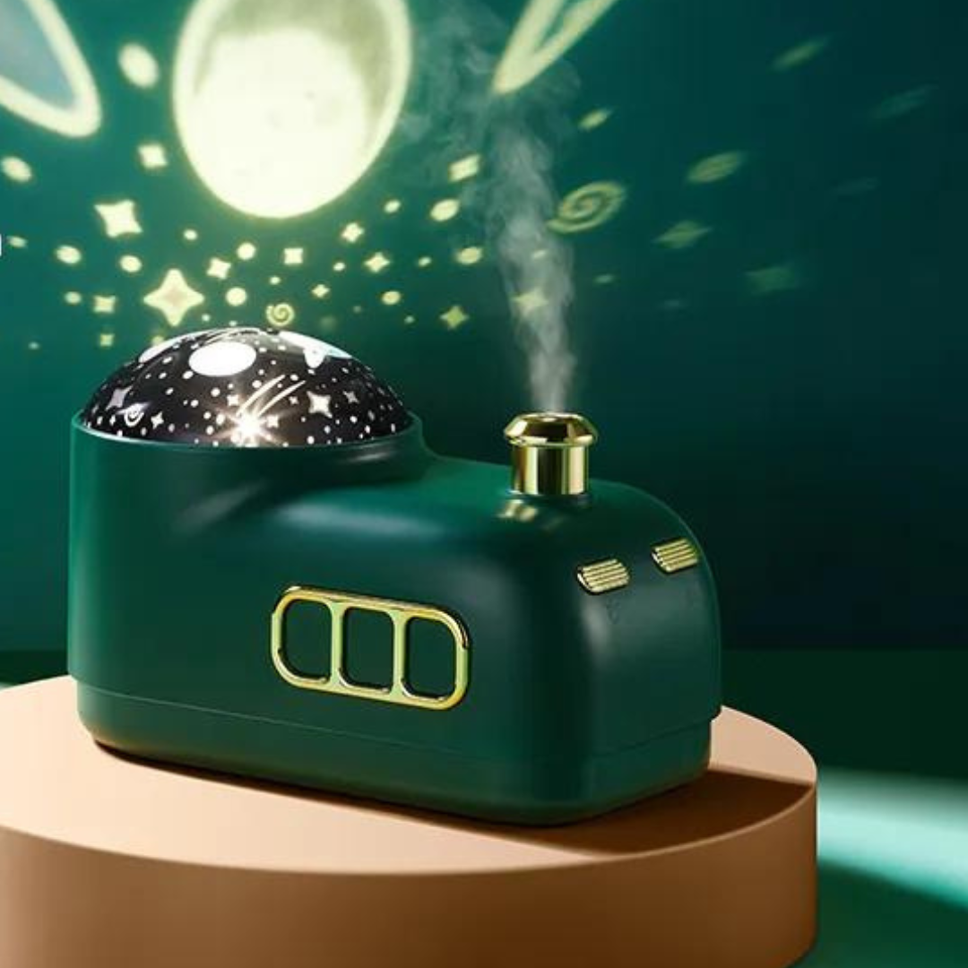Retro Mini Train Ultrasonic Humidifier