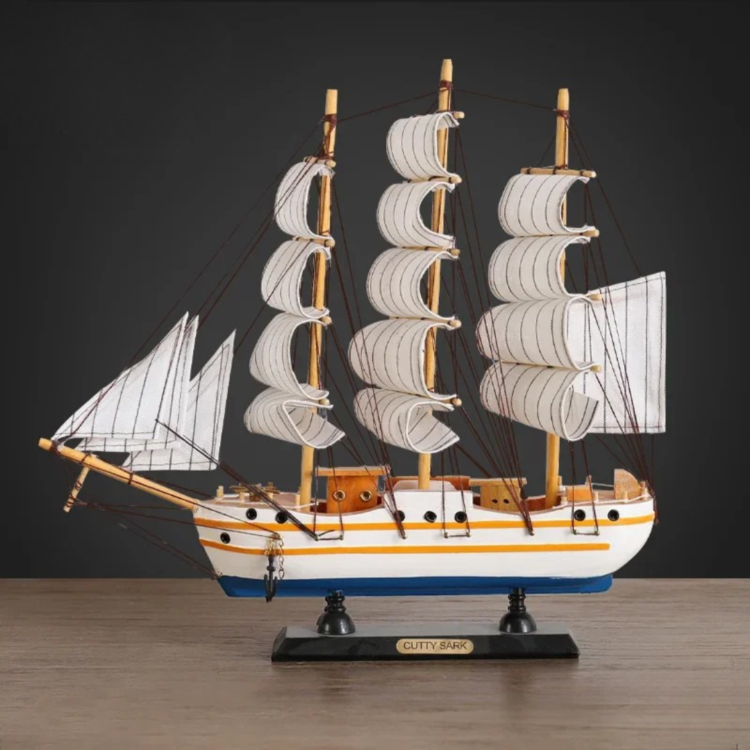 Creative & Luxury Metal Sailing Ship Model Figurines