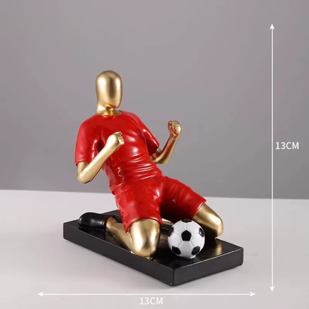 Creative Football & Basketball Player Resin Statue Ornament for Home & Office Decor