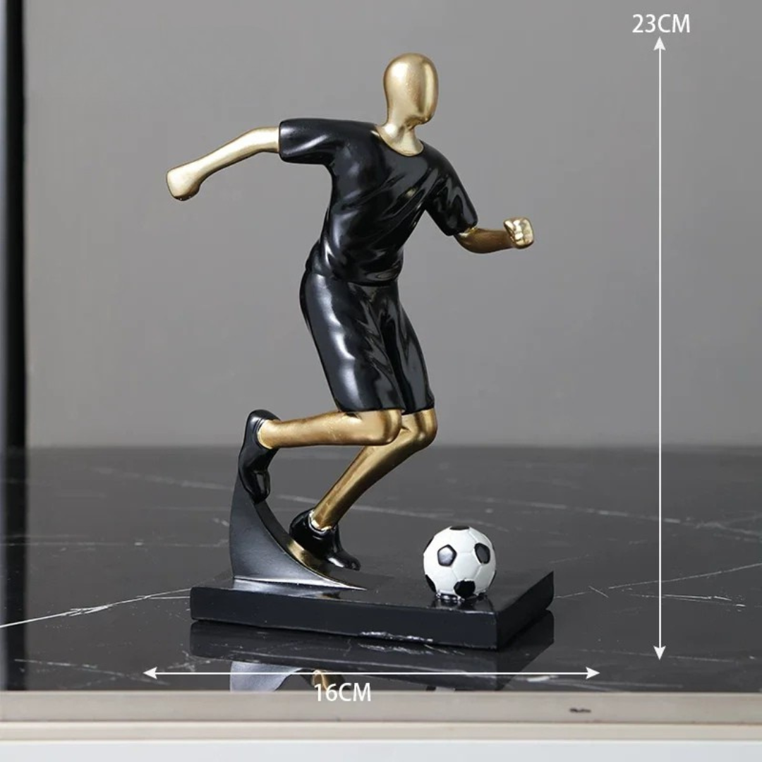 Creative Football & Basketball Player Resin Statue Ornament for Home & Office Decor