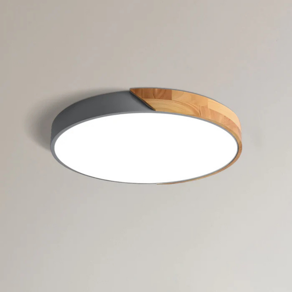 LED Ceiling Light | Modern Nordic Wooden Design