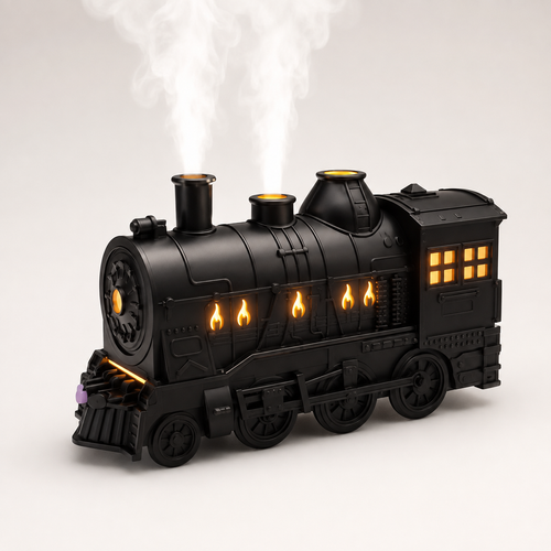 Continuous Mist Steam Humidifier Locomotive Design