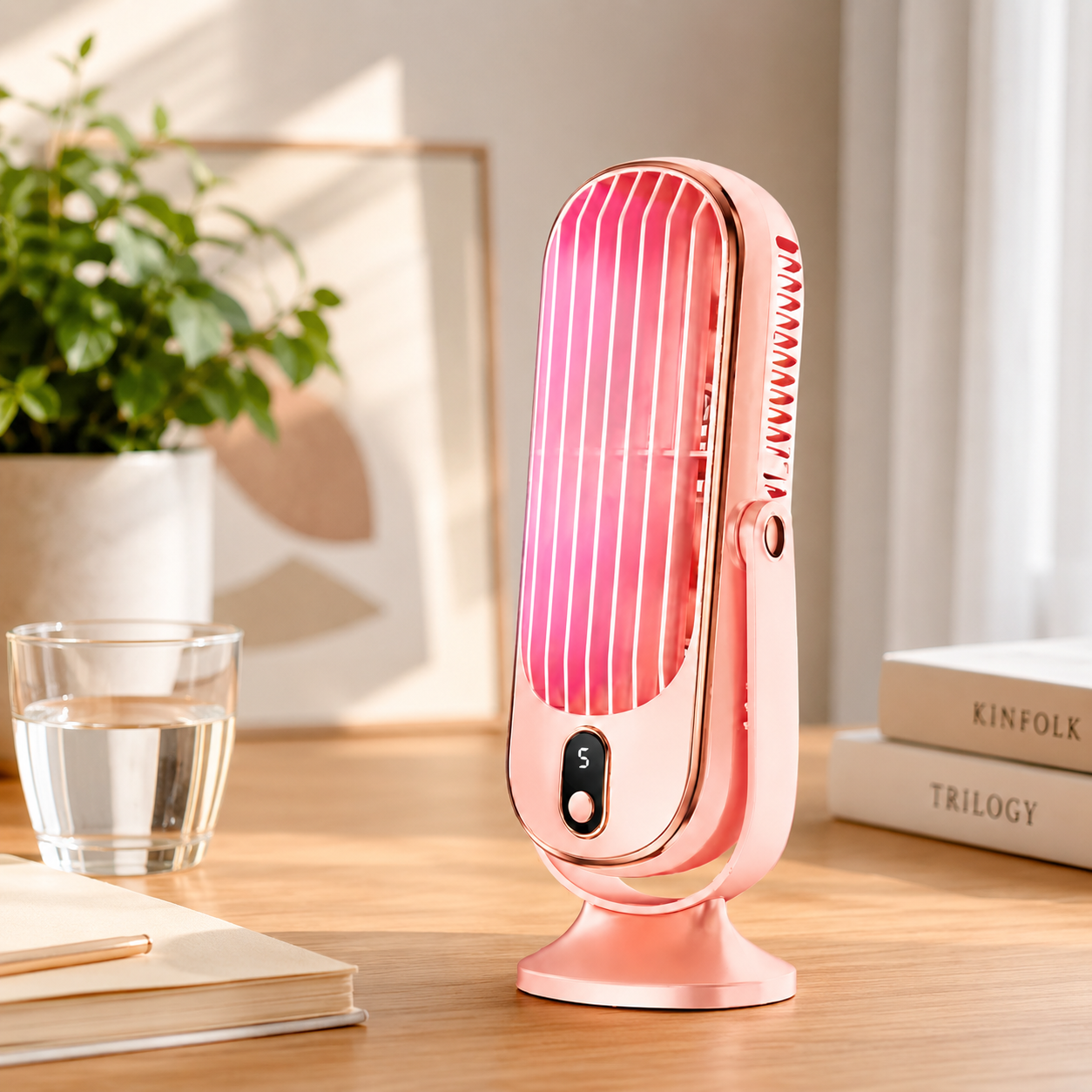 Cooling Portable Fan Battery Operated Fan USB Desktop Fan