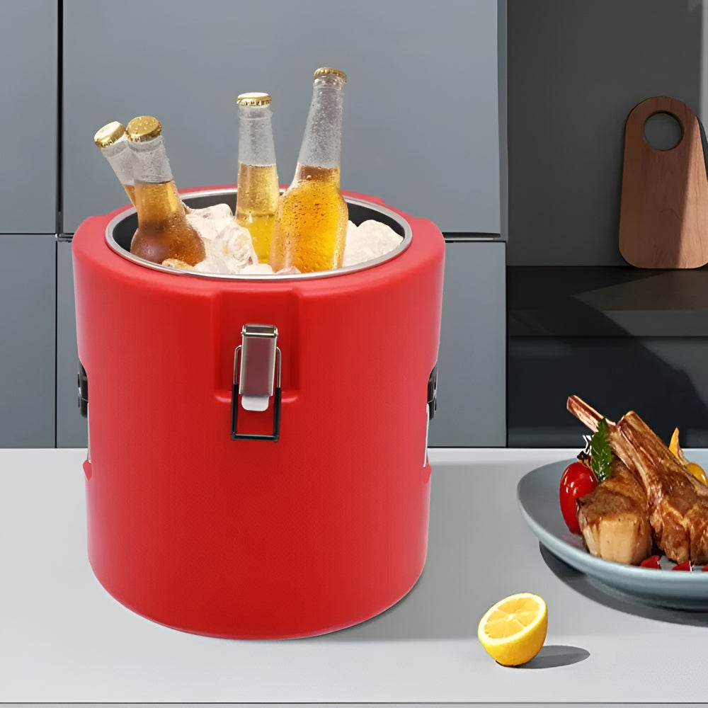 Insulated Food Container Thermal - Hot and Cold Storage Bucket for Soup, Stew, Rice, Lunch, Meal Transport, Leak Resistant