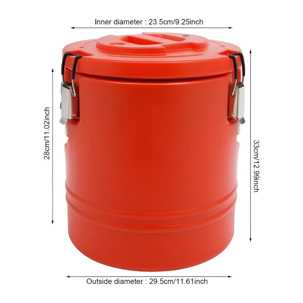 Insulated Food Container Thermal - Hot and Cold Storage Bucket for Soup, Stew, Rice, Lunch, Meal Transport, Leak Resistant