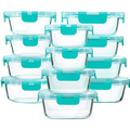 Food Containers Glass Airtight Set Meal Prep Storage Stackable