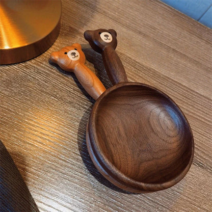 Bear Wooden Bowl