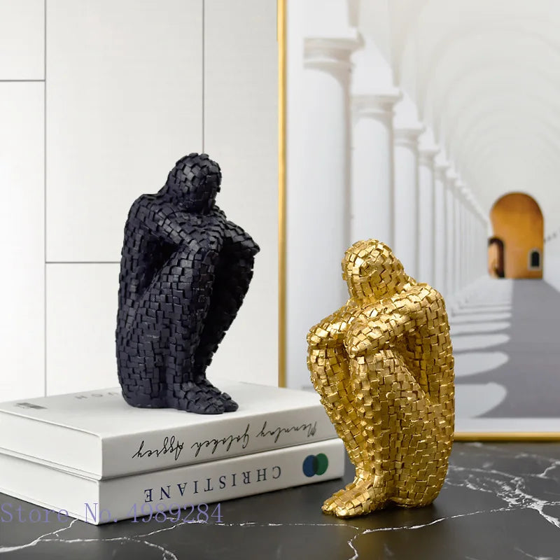 The Geometric Thinker Sculpture