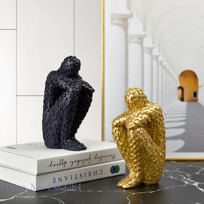 The Geometric Thinker Sculpture