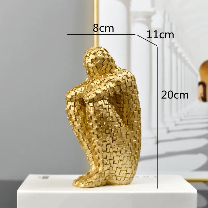 The Geometric Thinker Sculpture