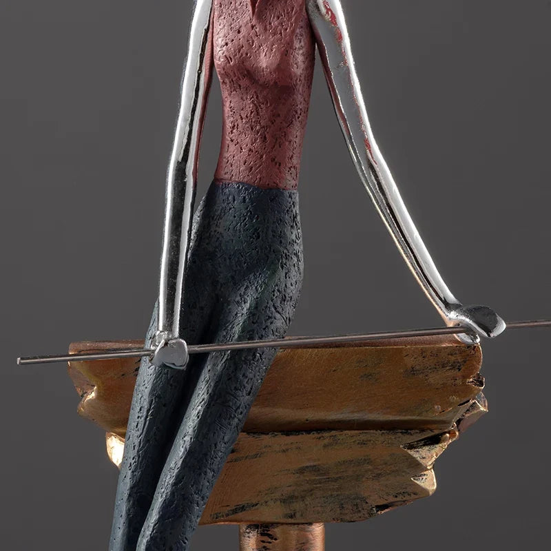 Nordic Snooker Billiards Resin Statue Sculpture Home Bar Décor