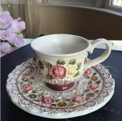 Vintage Princess Dress Ceramic Tea Set