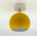 Nordic Macaron Ceiling Light | Modern Round Aluminium Lamp