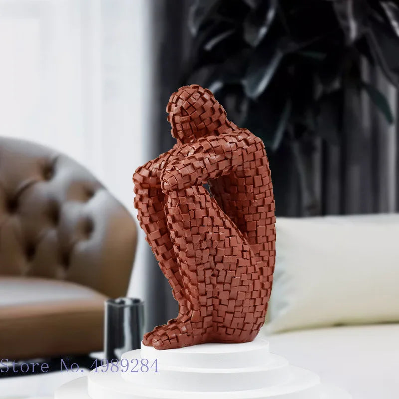 The Geometric Thinker Sculpture