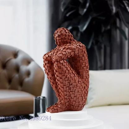 The Geometric Thinker Sculpture