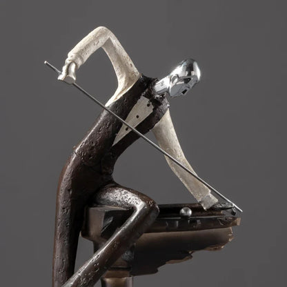 Nordic Snooker Billiards Resin Statue Sculpture Home Bar Décor