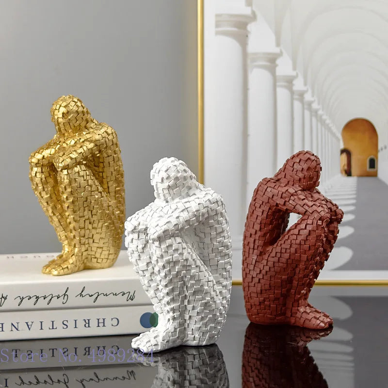 The Geometric Thinker Sculpture