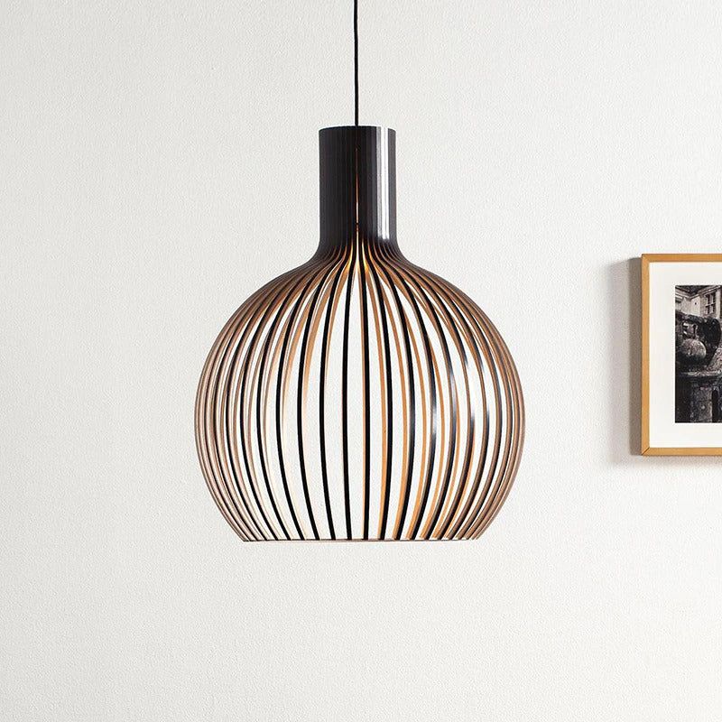 Handcrafted Wooden Pendant Light | Natural Scandinavian Design