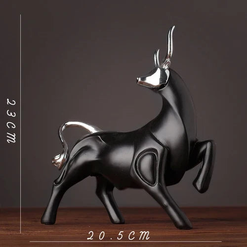 Modern Bull Sculpture