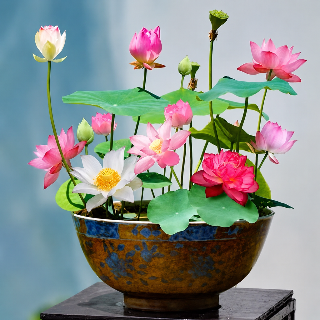 Lotus Seeds Garden Plant Aquatic Flowering Variety