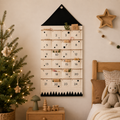 Personalized Christmas Countdown Calendar Fabric Design