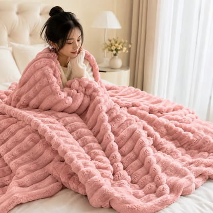 Plush Blanket Winter Soft Throw Blanket Cozy Design