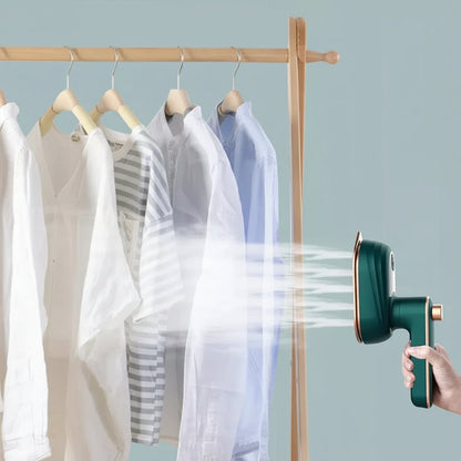 Portable Handheld Garment Steamer - Compact Travel Steam Iron for Clothes, Shirts, Dresses, Fast Heat Up, Wrinkle Remover