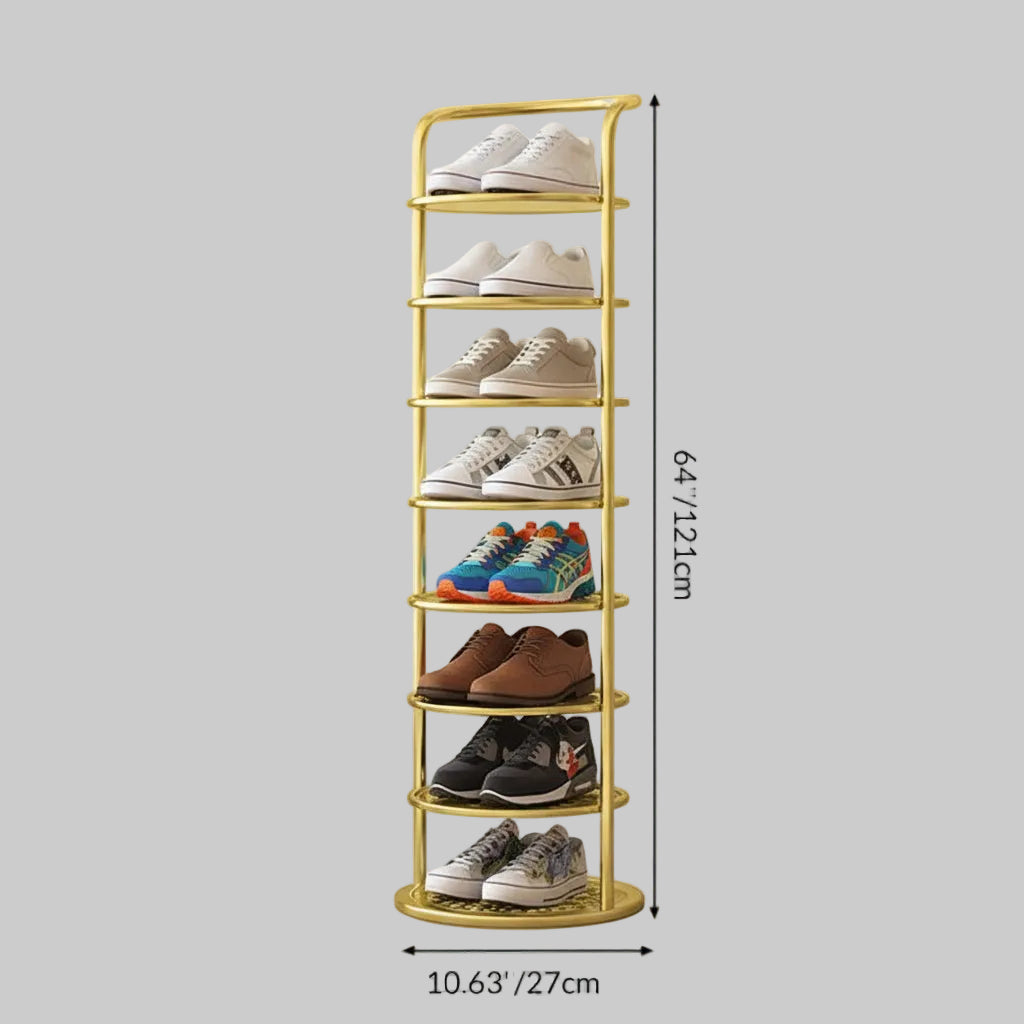 Shoe Rack Vertical Storage Metal Organizer Entryway Closet