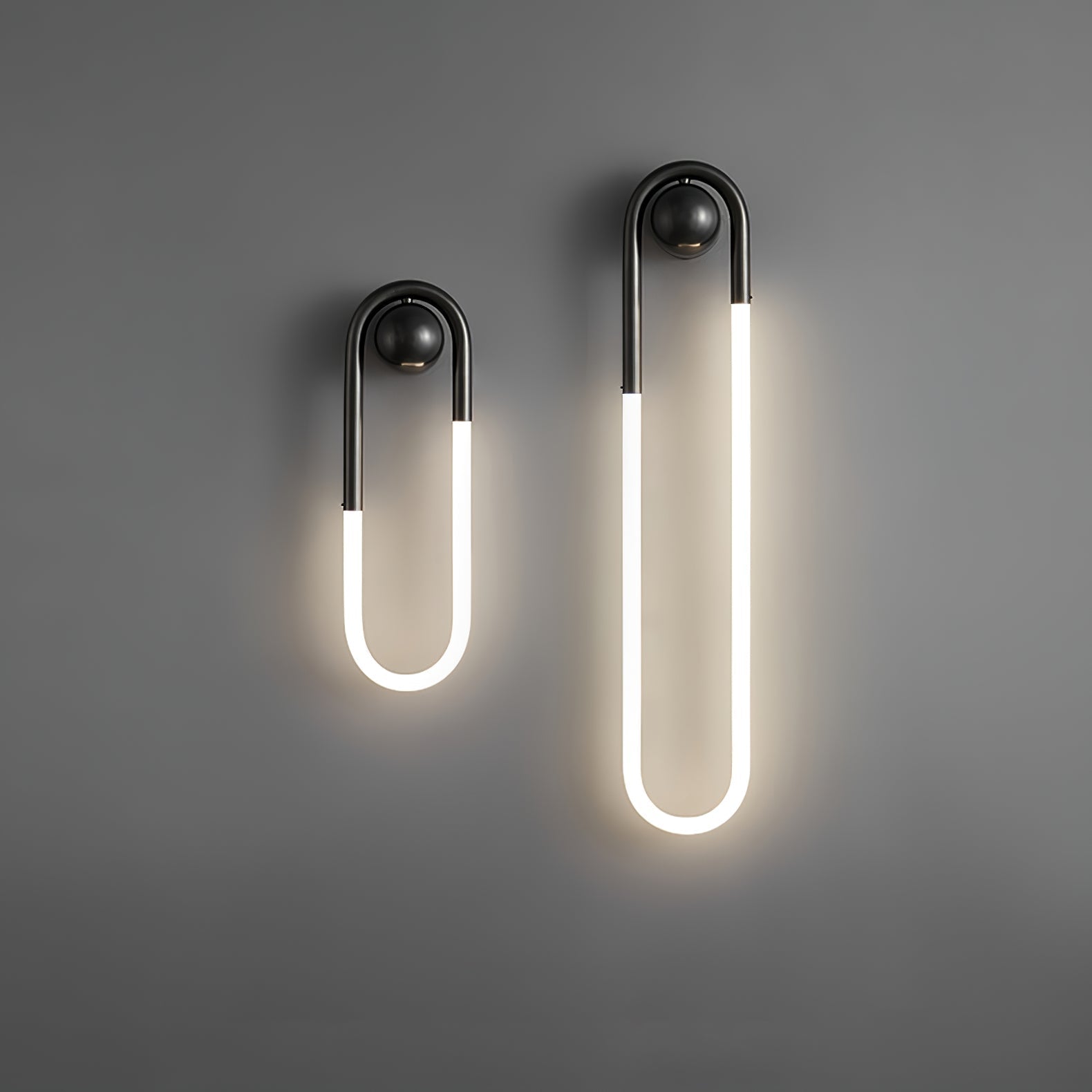 Modern LED Wall Light | Brass & Black Minimalist Wall Lamp