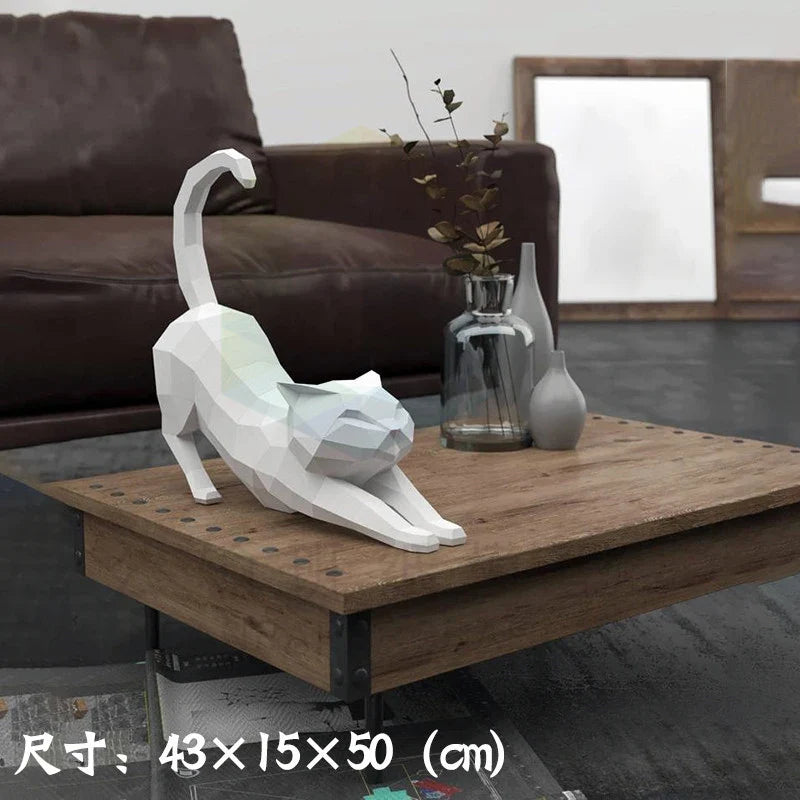 The Papercraft Purr-fection 3D Cat Model Kit