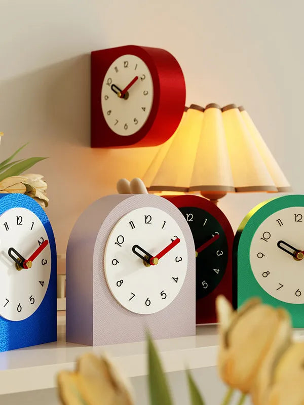 Retro Pendulum Dual-Use Desktop & Wall Clock