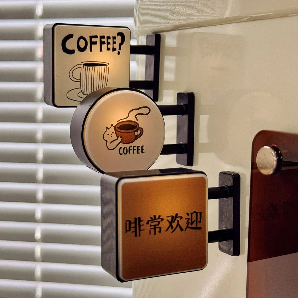 Creative Magnetic Luminous Lightbox Fridge Magnets