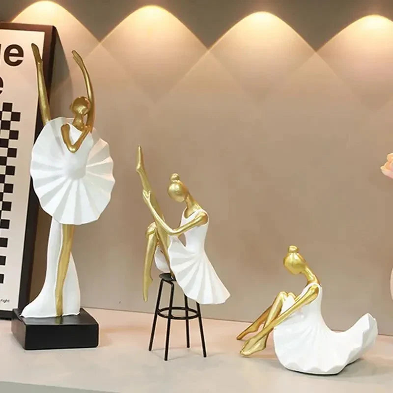 Nordic Style Ballet Dancer Sculpture
