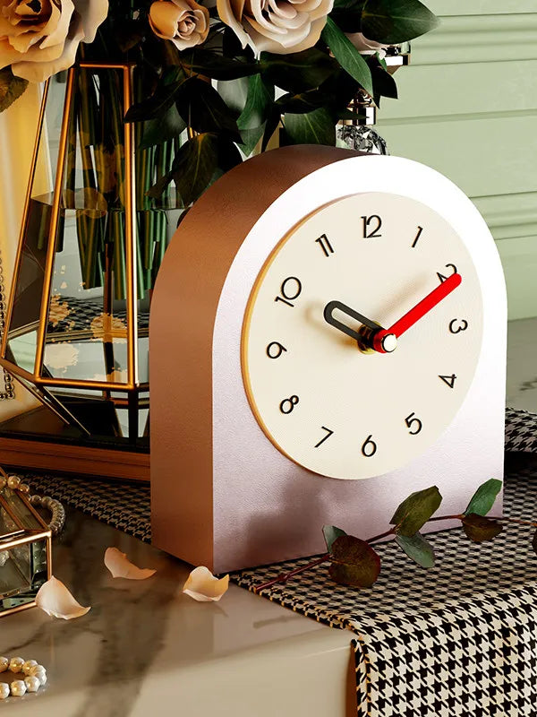 Retro Pendulum Dual-Use Desktop & Wall Clock