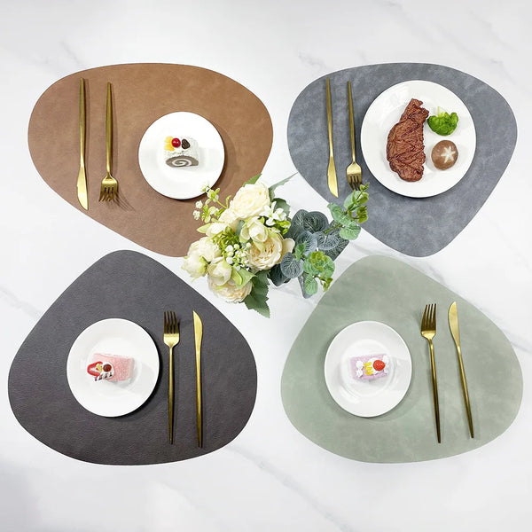 NordicDrop faux leather placemats
