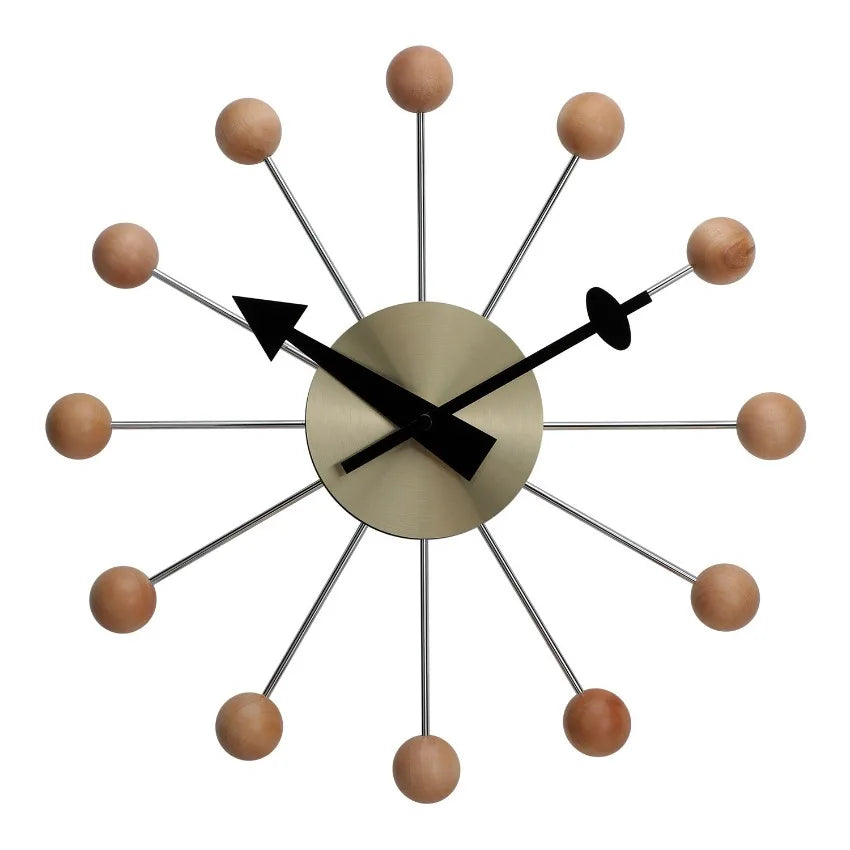Modern Silent Pop Colour Ball Wall Clock