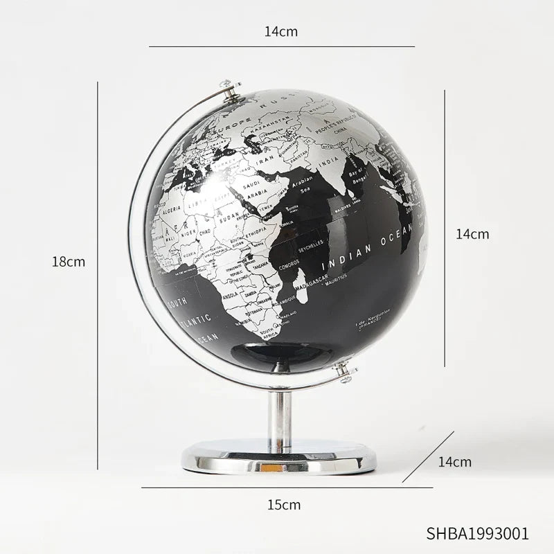 Retro & Modern Decorative World Globe for Home & Study