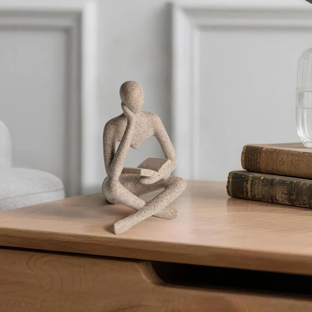 Abstract Thinker & Reader Sculpture Collection