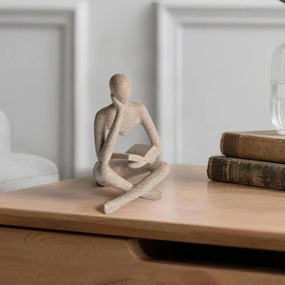 Abstract Thinker & Reader Sculpture Collection
