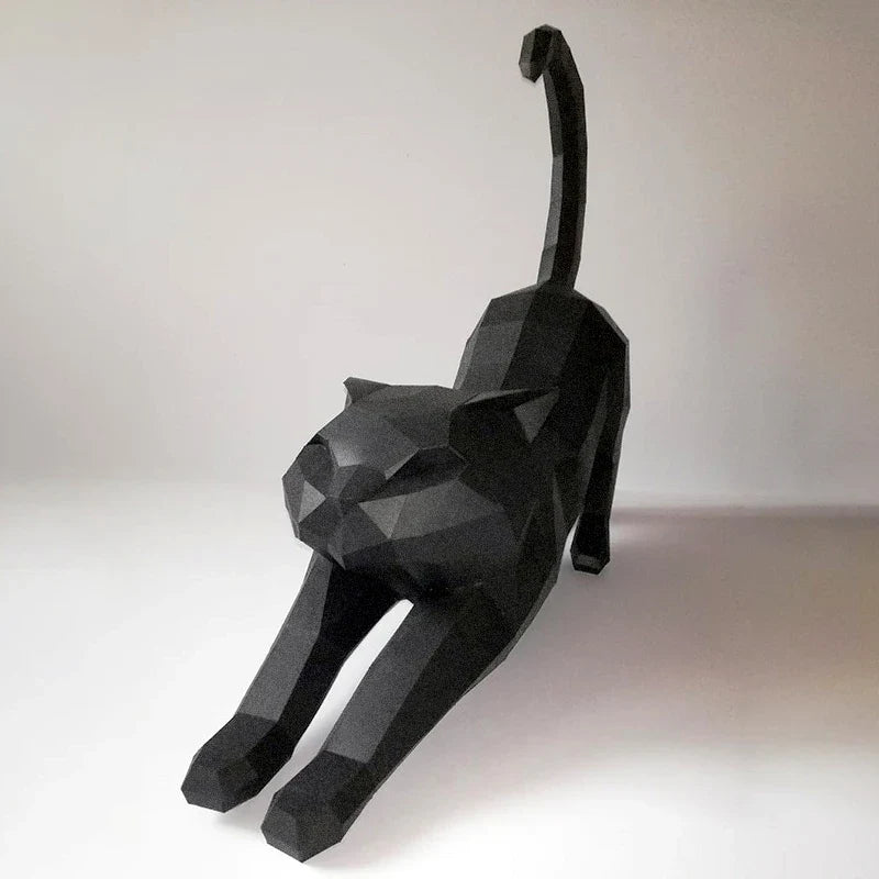 The Papercraft Purr-fection 3D Cat Model Kit