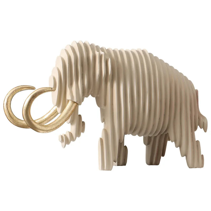 Abstract Geometric Animal Sculptures