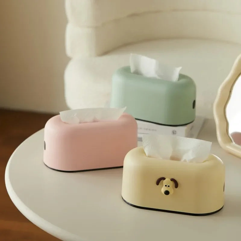 Modern Minimalist ABS Tissue Box Cover & Organizer