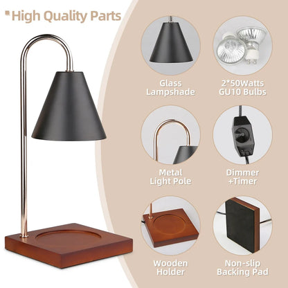 Candle Warmer Lamp with Timer