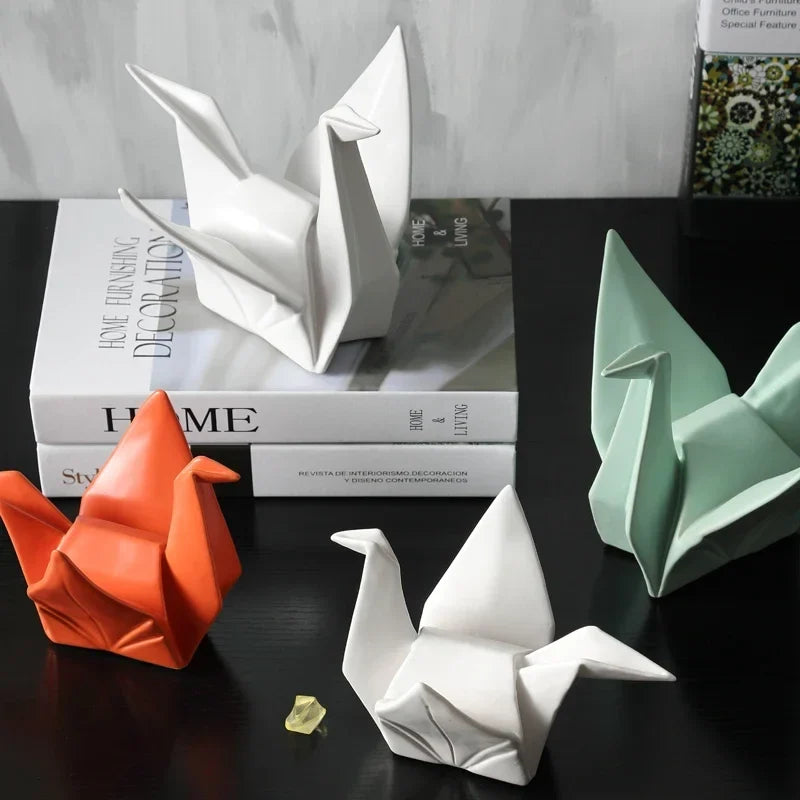 Abstract Ceramic Bird Sculpture | Home & Office Décor