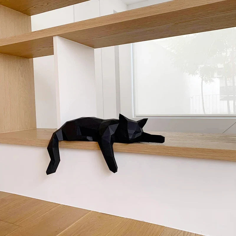 The Papercraft Purr-fection 3D Cat Model Kit