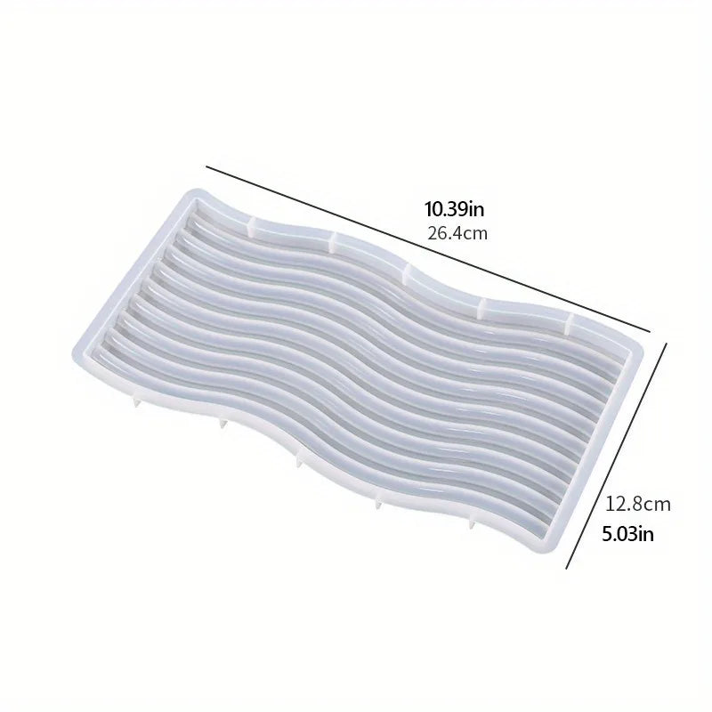DIY Wave Tray Silicone Mold