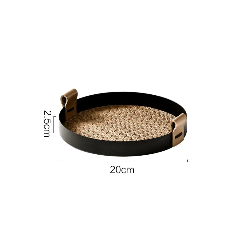 Luxury Nordic Leather Tray